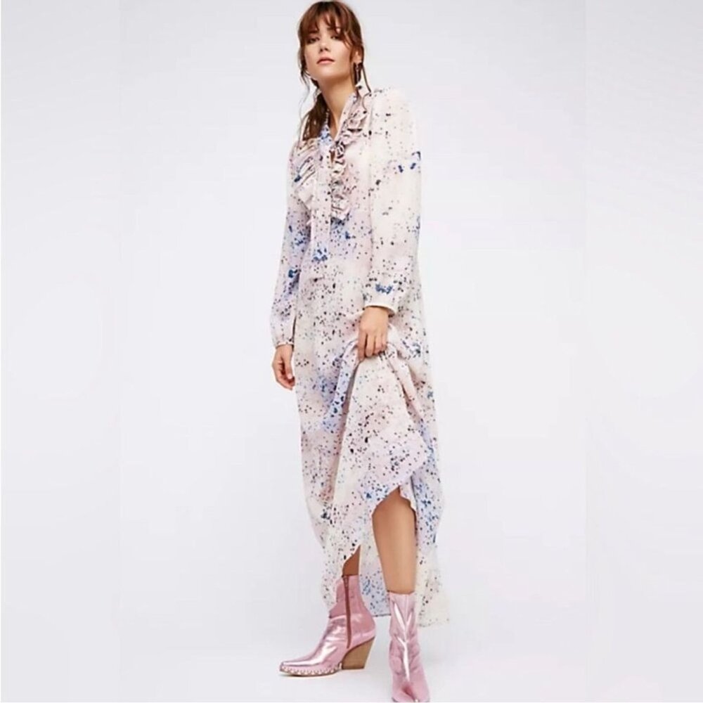 Free People Lily & Lionel Star Maxi Dress S